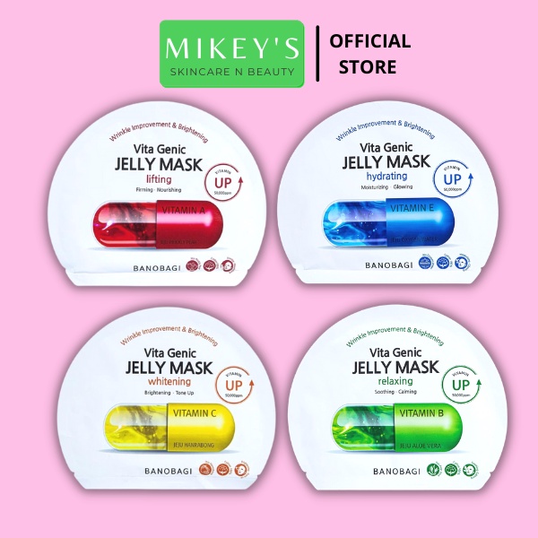 Mặt Nạ Vita Geic Jelly Mask BANOBAGI Vitamin A B C E - Mikeybeauty