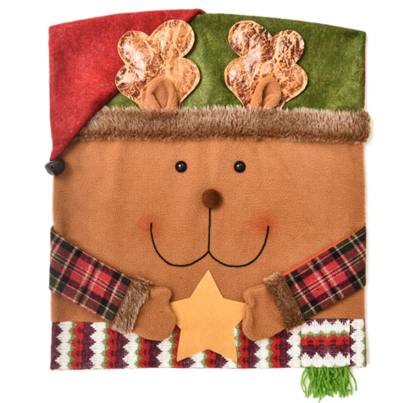 Áo bọc lưng ghế phong cách Giáng sinh dễ thương