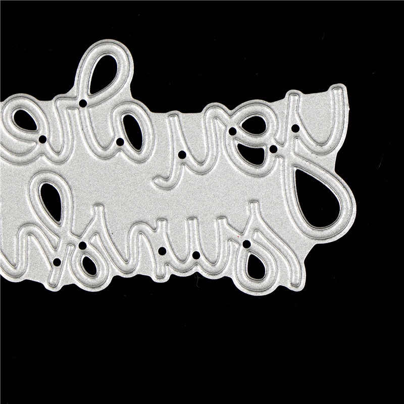 [threegoodstonesgen 0609] Words You are my sunshine metal Cutting Dies Stencils For Card Craft Decor