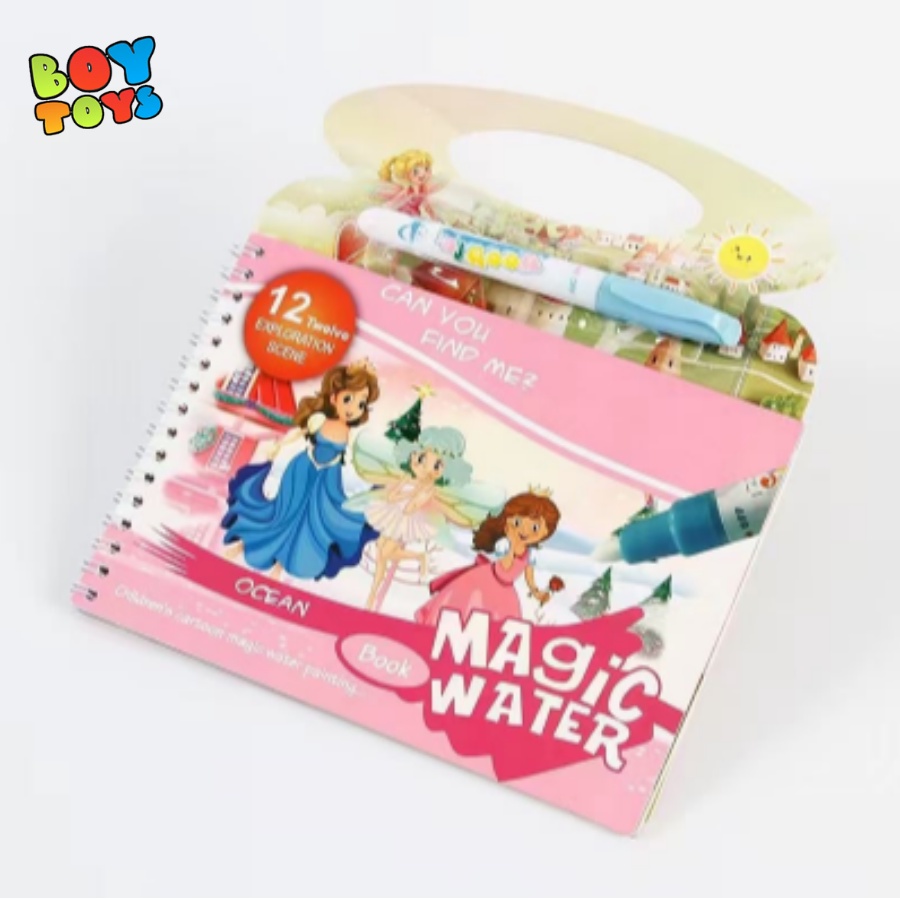 Bộ đồ chơi album tô màu ma thuật tự xóa nhiều chủ đề cho bé thỏa sức vui chơi