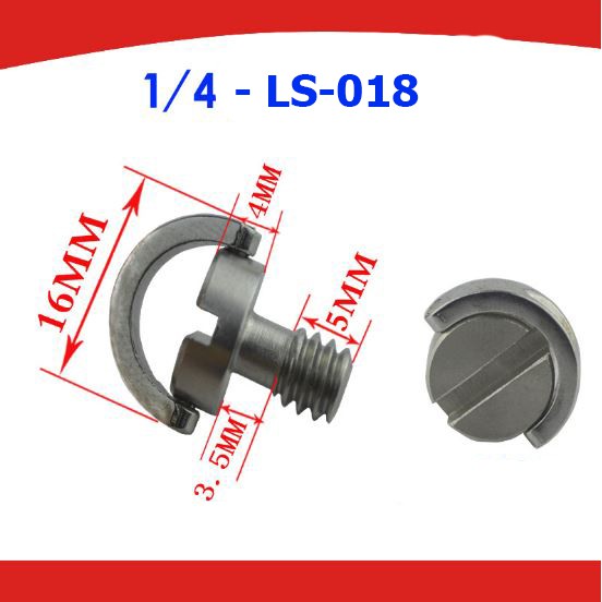 Ốc cho Plate chân máy ảnh, máy quay chuẩn 1/4, 3/8