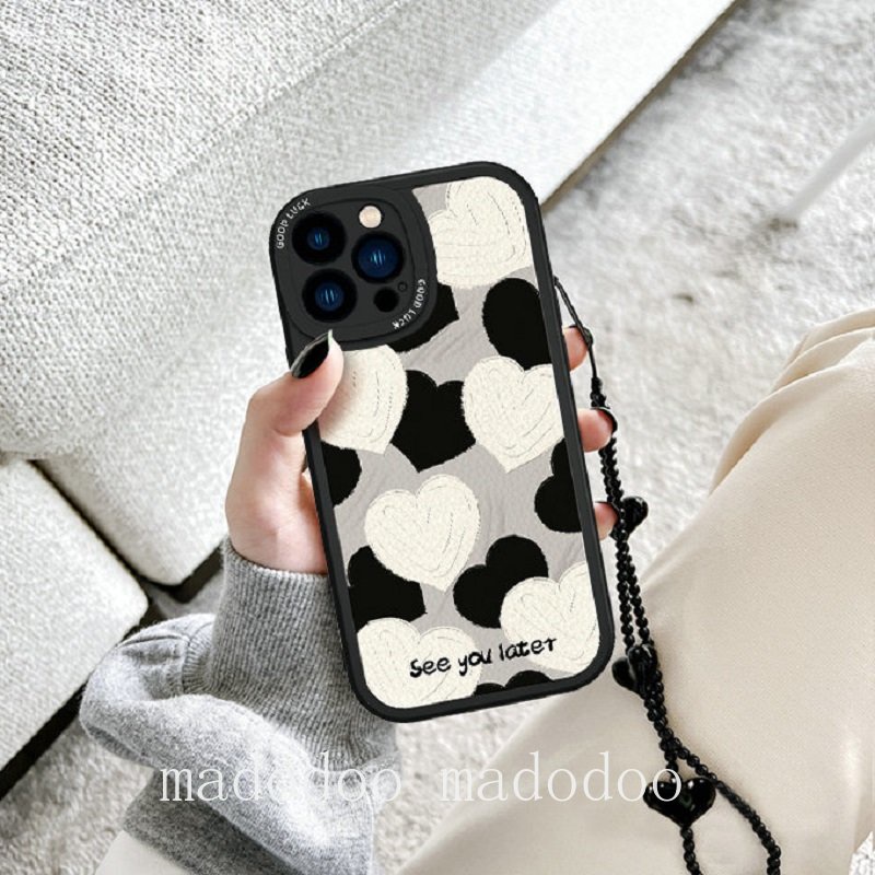 Simple Casing Realme C53 C55 C35 C31 C21 C15 C12 C25 C25S C21Y C25Y C20 C11 2021 Narzo 20 30A 9i 8 7 7I 6 6S C17 5i 5s 5 2 Pro C1 U1 X XT Cute Black White Love Full Fine Hole Airbag Anti-fall Soft Phone Case Cover XPN 11