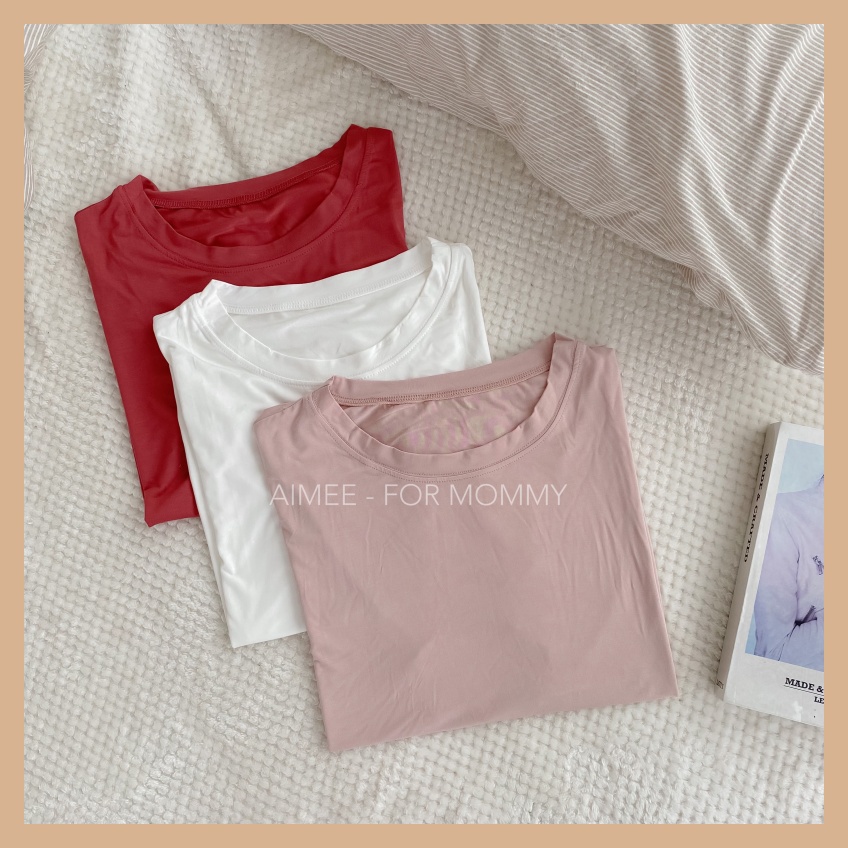 Bộ đồ bầu cộc tay COTTON cao cấp, hàng xuất hàn