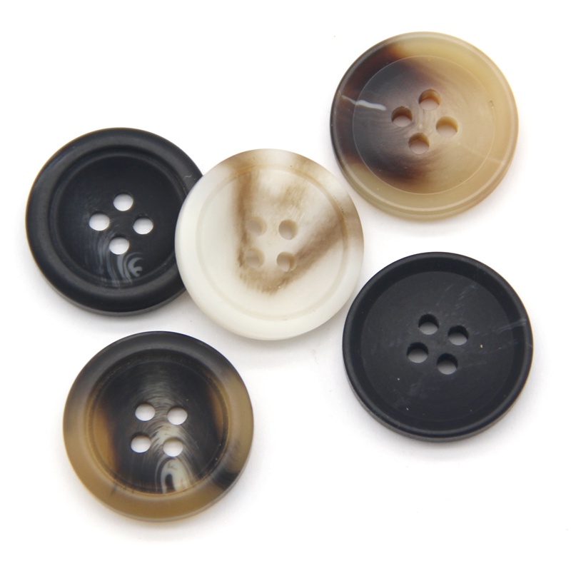 Set 10 Nút Áo Khoác Bằng Resin Thời Trang Cổ Điển Cho Nam