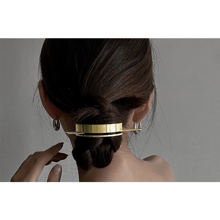 Búi Tóc Kim Loại Tròn Dày Cho Nữ ERASHOP 078475 - Phong Cách Vintage, Đơn Giản, Siêu Rẻ Đẹp