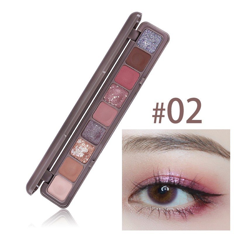 [Hàng mới về] Bảng phấn mắt Xuan Color dạng bàn phím 9 màu chống nước lâu trôi | BigBuy360 - bigbuy360.vn