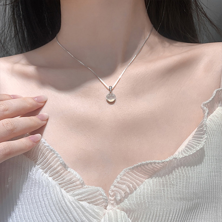 Vòng Cổ Choker Đính Đá Pha Lê Phong Cách Hàn Quốc