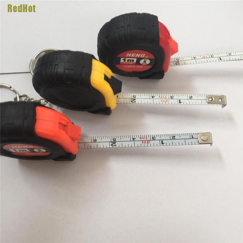 Thước Dây Mini 1m Kèm Chìa Khóa Tiện Dụng