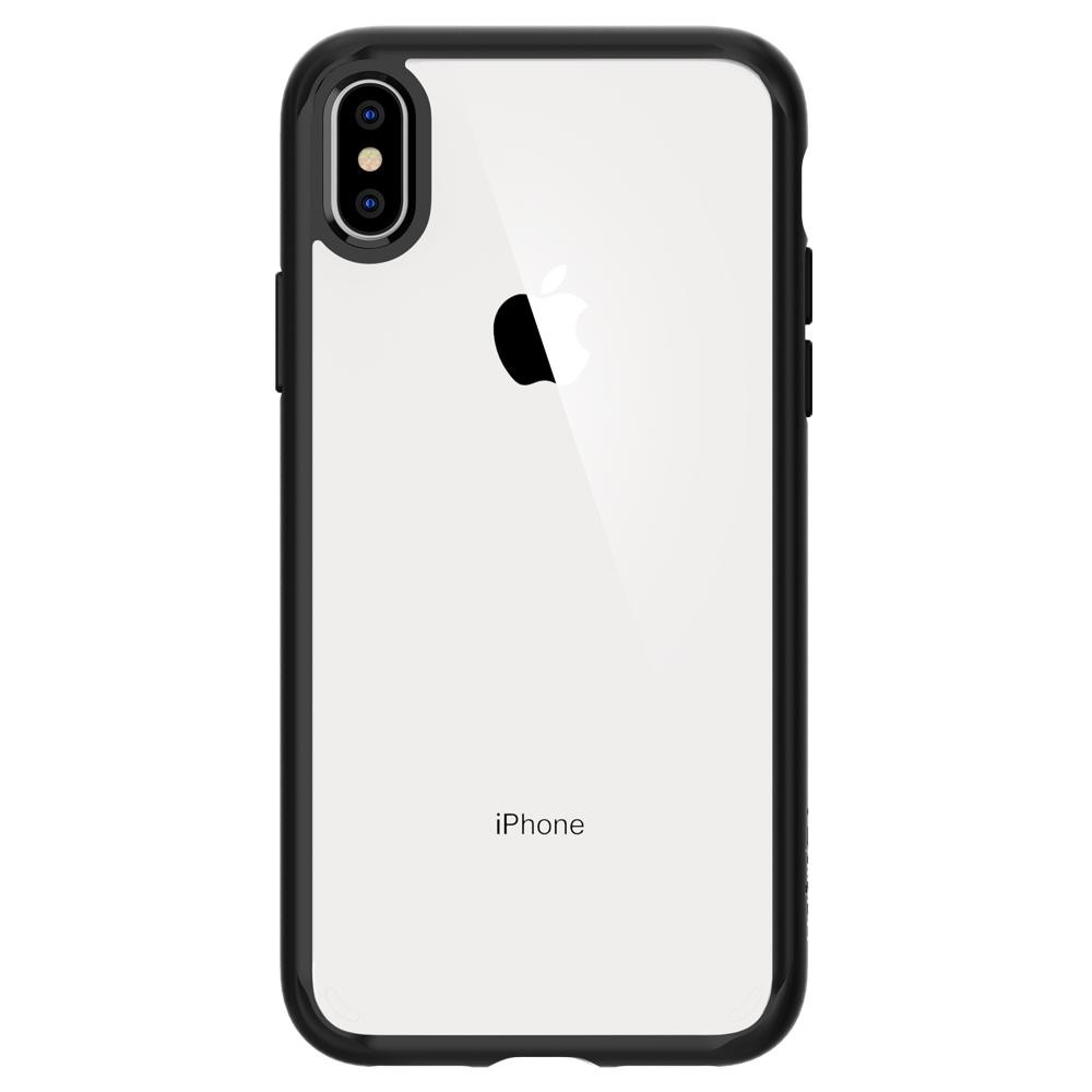 Ốp lưng iPhone Xs Max Spigen Ultra Hybrid - Viền Đen