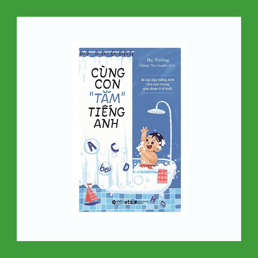 Sách - Cùng Con Tắm Tiếng Anh