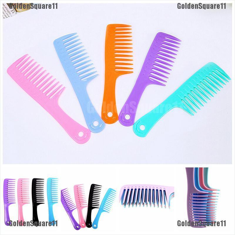 [Hàng mới về] Lược chải tóc răng thưa bằng nhựa gỡ rối chống tĩnh điện cho salon tạo kiểu tóc