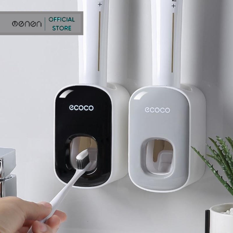 Kệ dán tường bóp kem đánh răng Ecoco chất liệu cao cấp Oenen (Tặng kèm miếng dán) Oenon