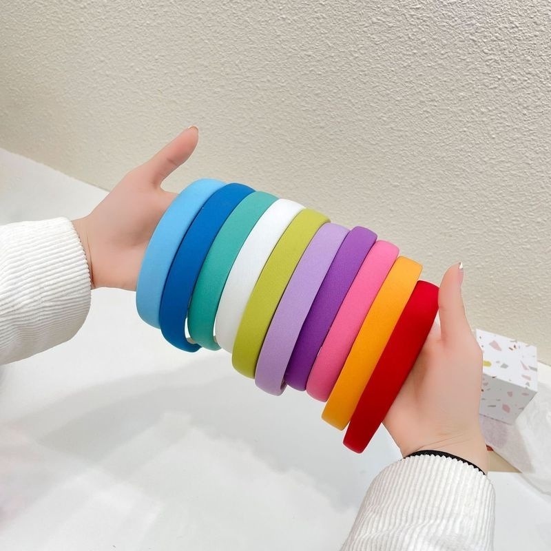 Băng đô màu trơn sành điệu sang trọng