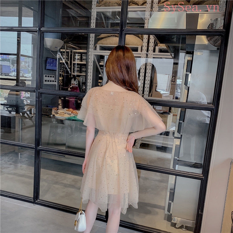 Đầm Nữ 2 Lớp Thời Trang Quyến Rũ