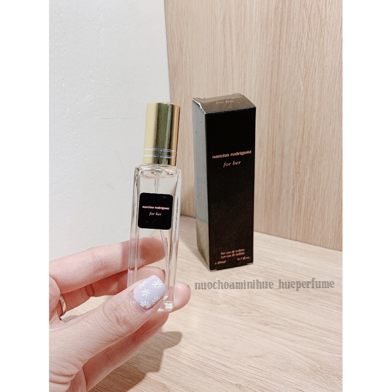 [Mã SKAMLTS7 giảm 0.1 đơn 150000] 𝐍𝐚𝐫𝐜𝐢𝐬𝐨 𝐟𝐨𝐫 𝐡𝐞𝐫 nước hoa mini 20ml | Thế Giới Skin Care