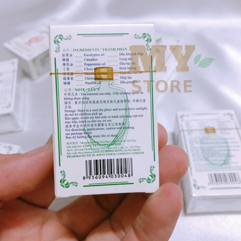 (Chính Hãng) Dầu Khuynh Diệp Hồng Kông Eucalyptus Oil 3,5ml