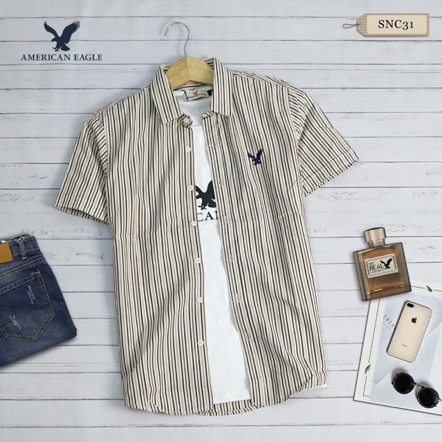 Áo Sơ Mi Nam Kẻ Sọc , Sơ Mi Kẻ Sọc Tay Dài , Chất Cotton Mềm Mịn