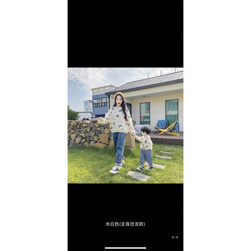 Áo đôi hình dành cho mẹ và bé