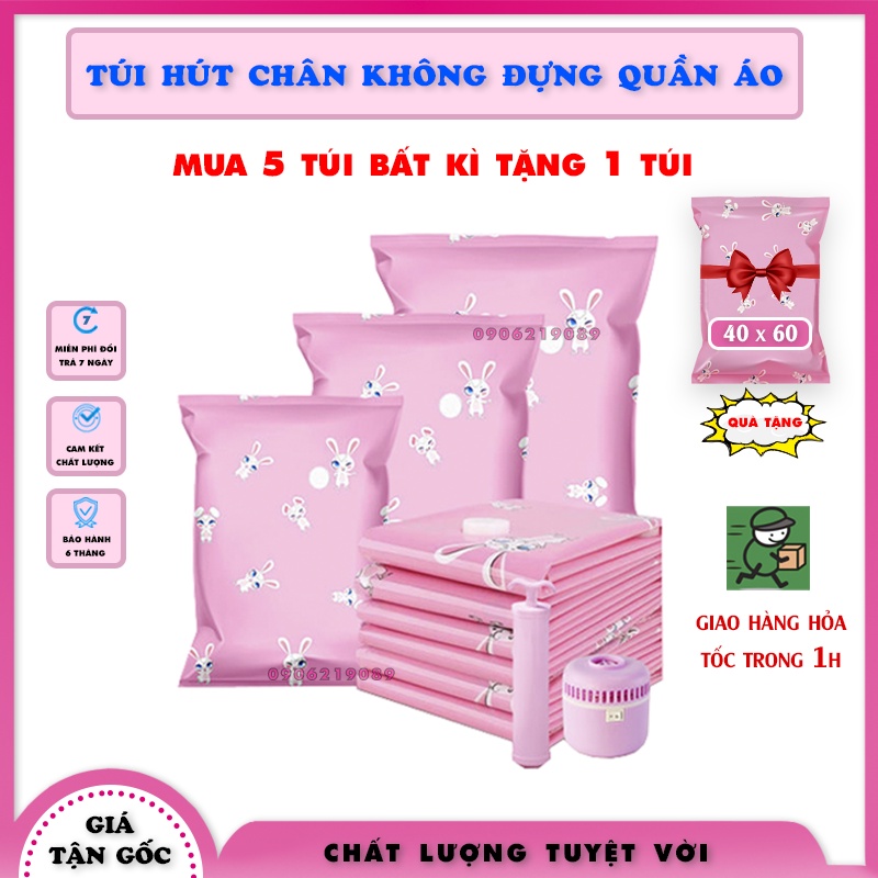 Túi Hút Chân Không Bảo Quản Chăn Ga Quần Áo Chống Nấm Mốc HD008