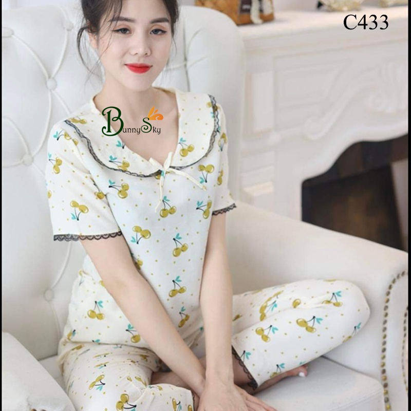 [Bunnysky]  Đồ bộ mặc nhà , quần áo nữ mẫu mẫu mã đa dạng giá mềm