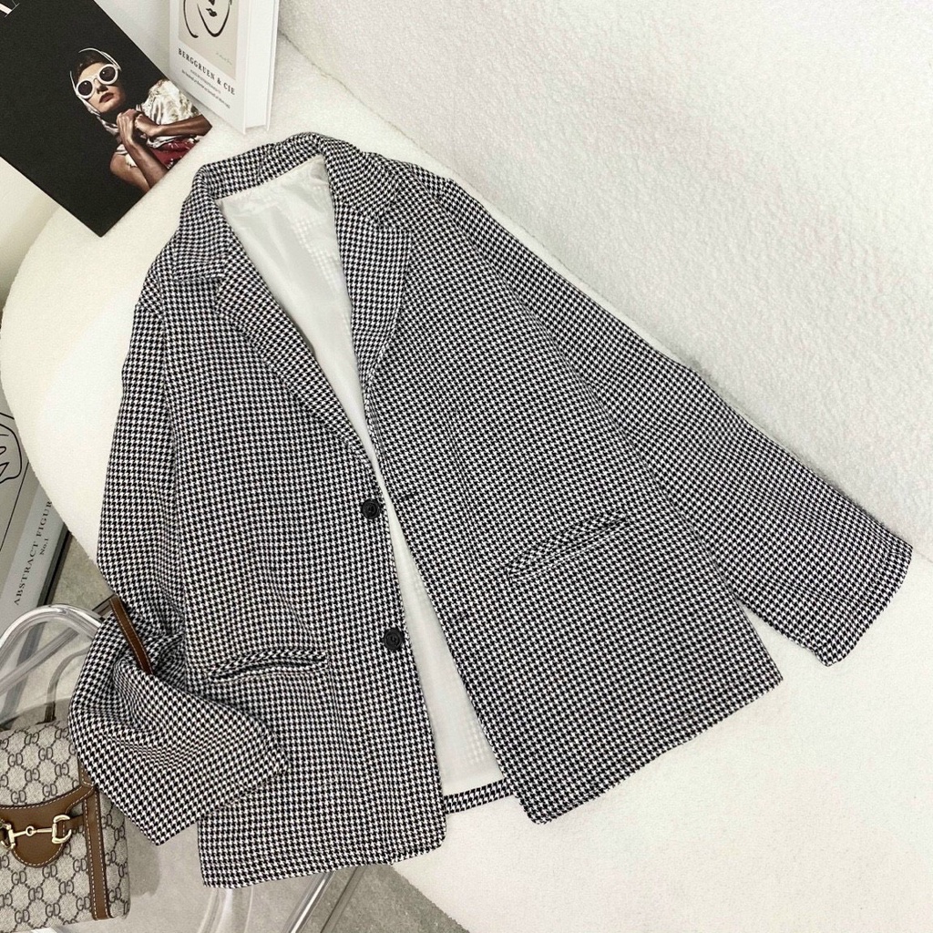 Áo khoác vets blazer túi chất vải 2lớp lót dày dặn phong cách hàn quốc | BigBuy360 - bigbuy360.vn