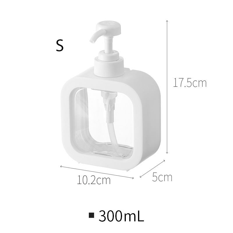 Chai Đựng Nước Rửa Tay Dạng Bơm Trong Suốt Tiện Lợi Dành Cho Nhà Tắm