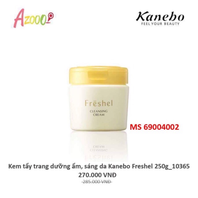 Kem tẩy trang Kanebo Freshel - mỹ phẩm chính hãng Nhật