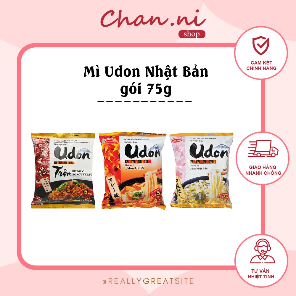 Mì Udon Sưkisưki Acecook gói 75g