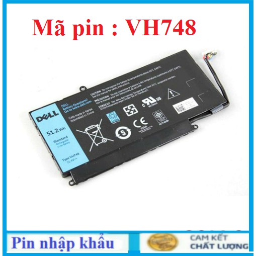 ⚡️Pin ZIN⚡️ Pin Laptop Dell Vostro 5460 5470 5480 5560 VH748 V5560 V5460 V5470 V5480 14-5480 Inspiron 14-5439