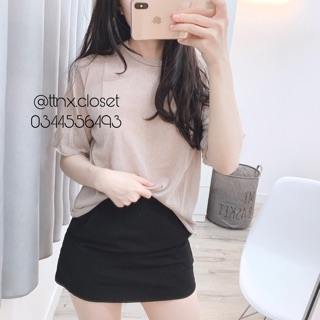 Áo pull nhũ dáng rộng siêu xinh