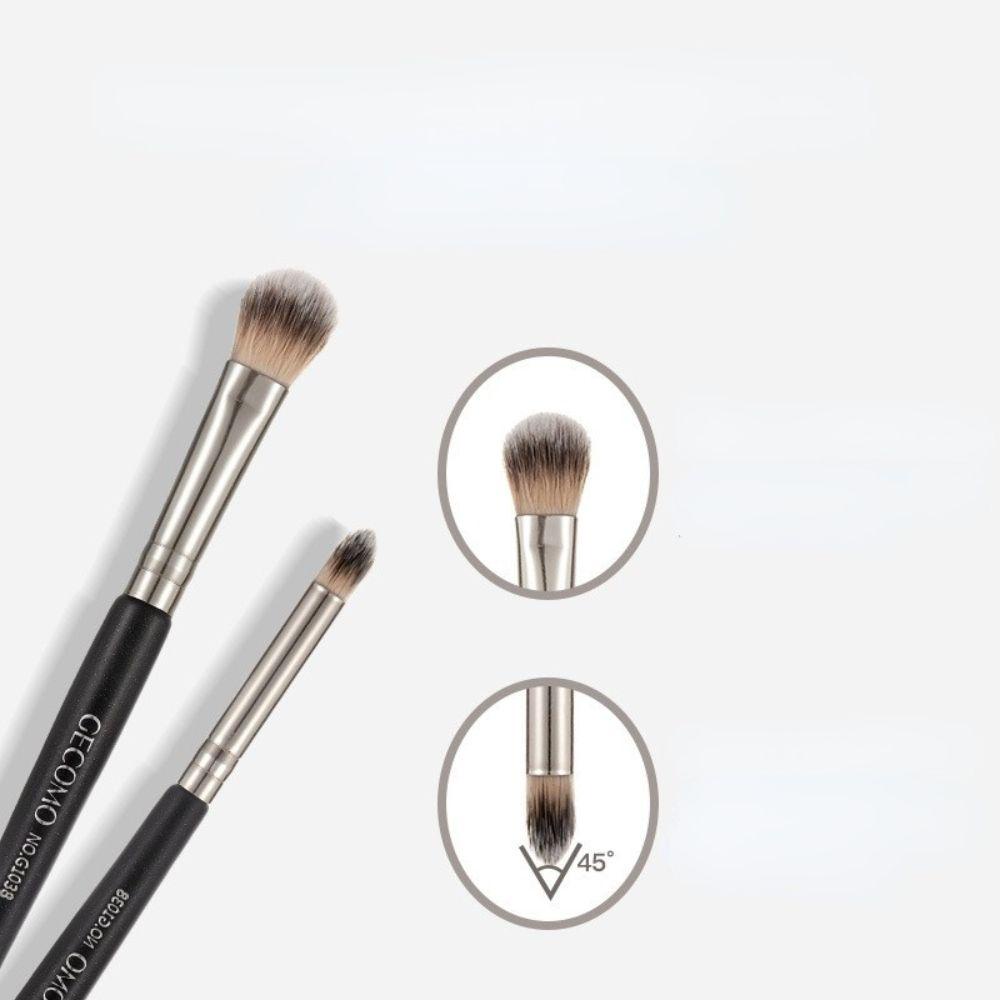 [Hàng mới về] Cọ tản phấn mắt 2 đầu mềm mại dụng cụ cho trang điểm chuyên nghiệp