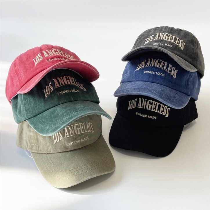 Nón kết thêu chữ Los Angeless chất cotton cao cấp form unisex nam nữ DS