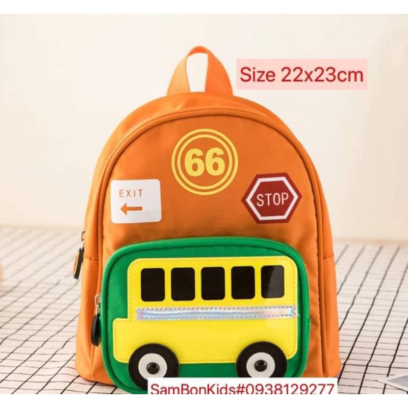 Ba lô xe bus cho bé trai- SamBonkids