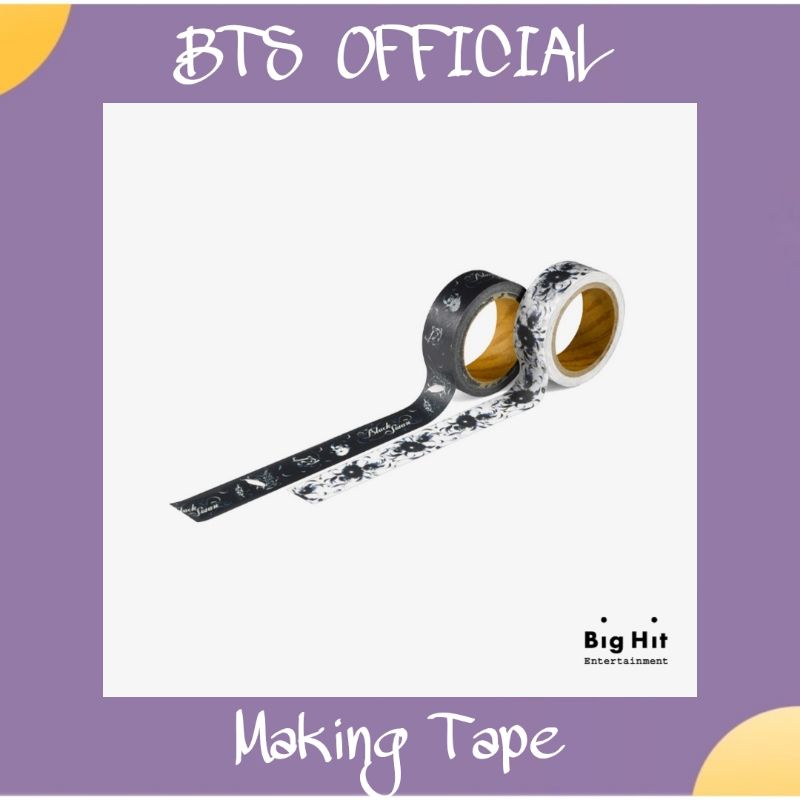 BTS THEMED MERCH | BLACK SWAN - MAKING TAPE | BĂNG DÍNH TRANG TRÍ ( hàng off, có sẵn)