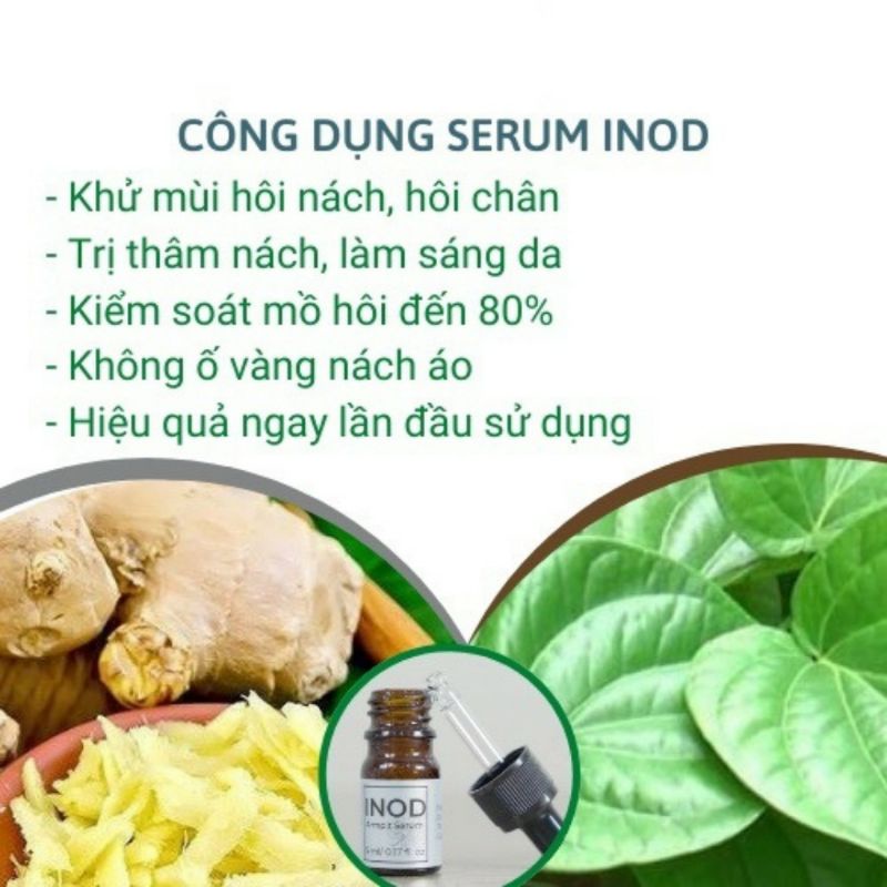 Serum hôi nách INOD Huyền Phi khử hôi nách hôi chân hết thâm sáng da