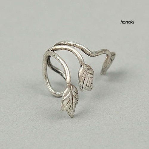 Khuyên Vành Tai Hình Chiếc Lá Phong Cách Vintage Dành Cho Nữ