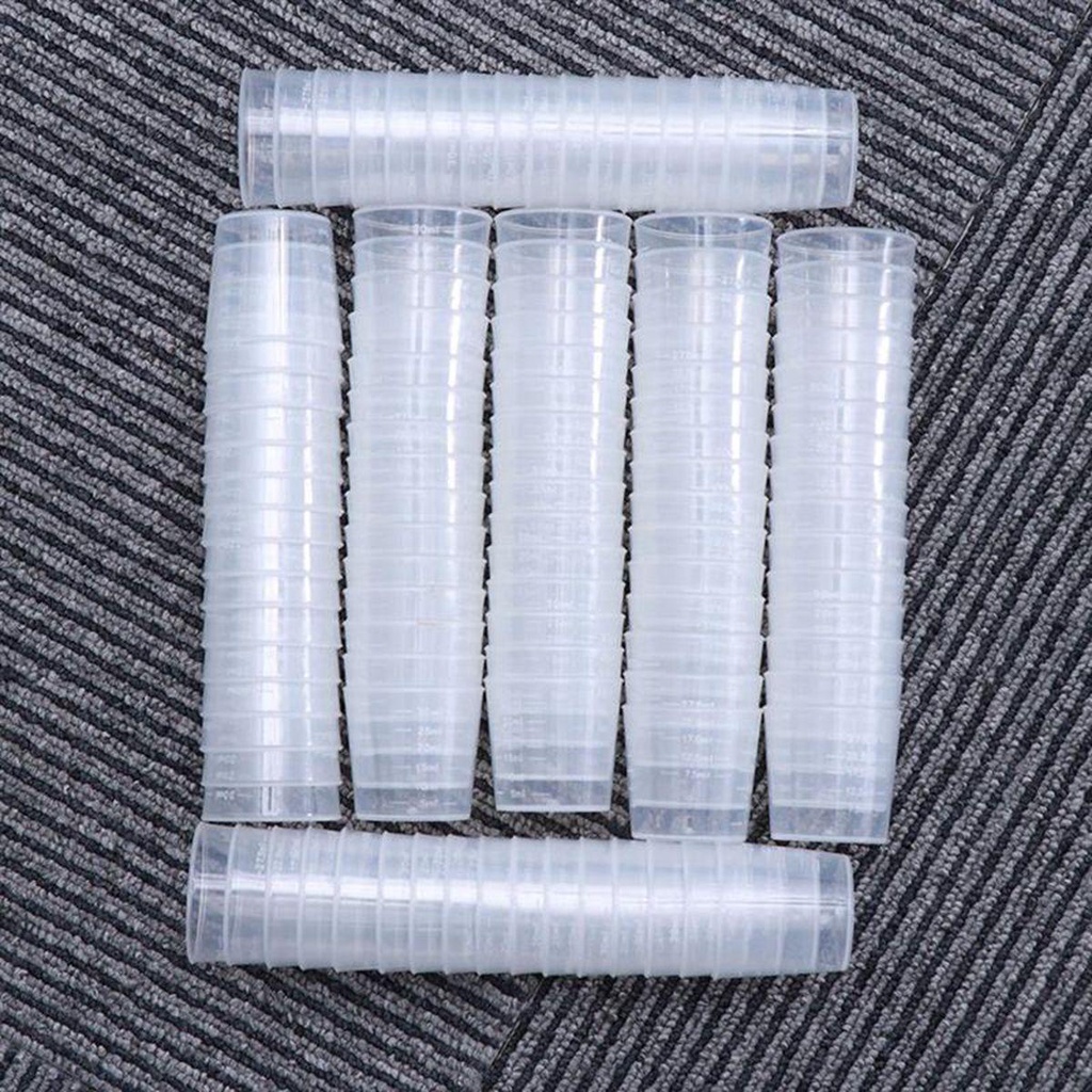 JARRED Cốc Đong Thuốc Bằng Nhựa Trong Suốt Dung Tích 1oz / 30ml