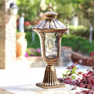 Đèn trụ cổng tân cổ điển chưa bao gồm bóng đèn td-46, td-44