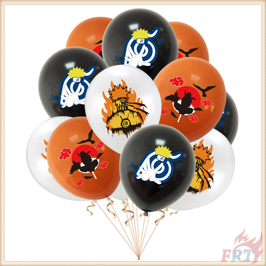 Set 47 Bong Bóng Trang Trí Tiệc Sinh Nhật Hình Naruto