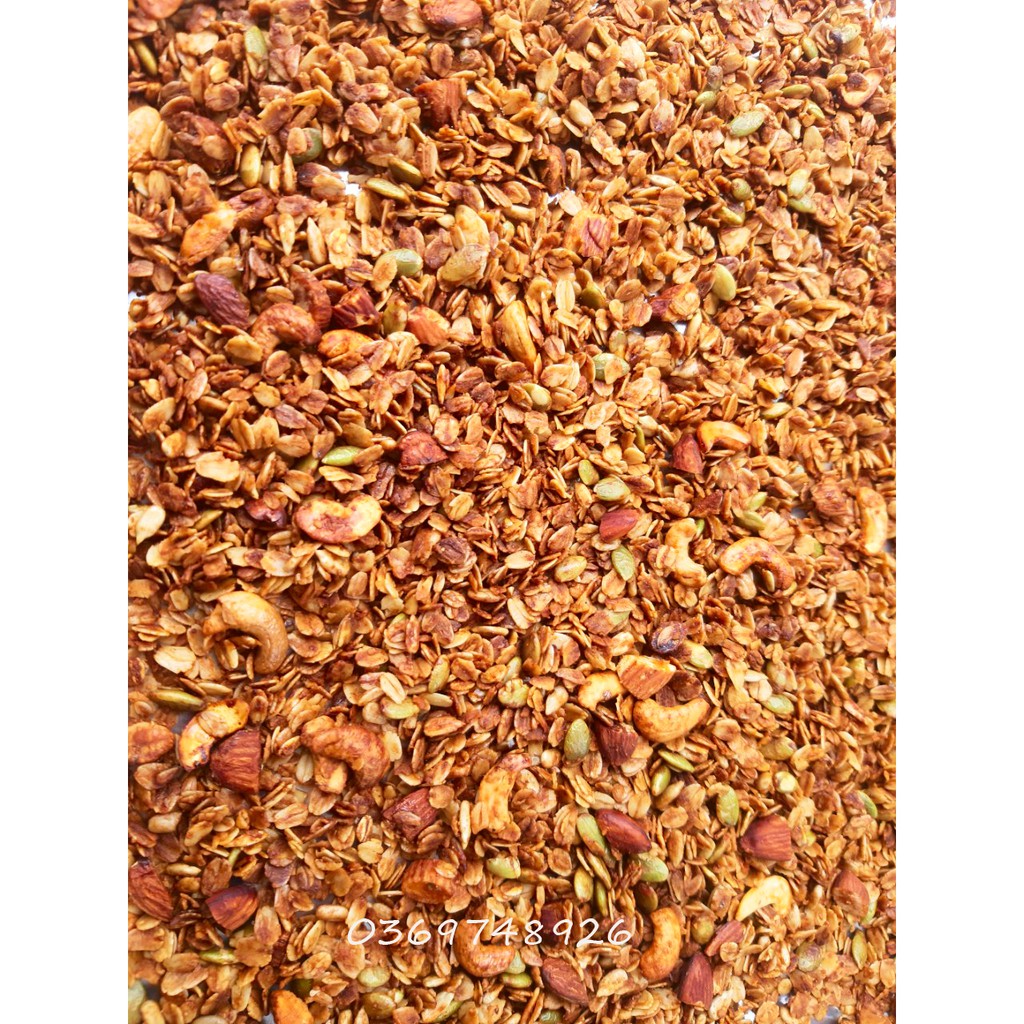 Granola ăn kiêng mix 7 loại hạt DINH DƯỠNG 100g