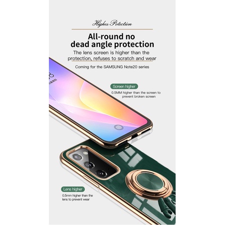 Ốp Điện Thoại Chống Sốc Màu Trơn Họa Tiết Phi Hành Gia Cho Samsung Galaxy Note 20 Ultra Note20+