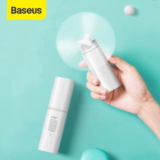 Quạt mini cầm tay thông minh cánh quạt gấp siêu gọn tự tắt khi chạm vào sạc usb pin lâu 13 tiếng chính hãng Baseus