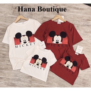 Áo đôi mẹ và bé cotton hot hàng thiết kế AD188