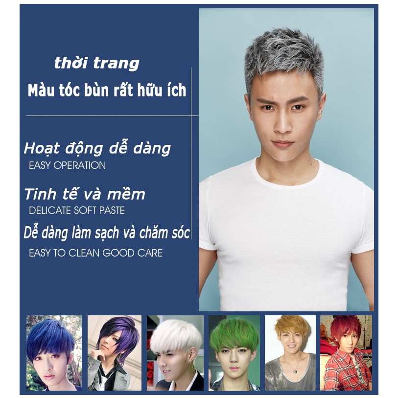 Sáp vuốt đổi màu tạm thời siêu hot 2020 gel vuốt tóc đổi màu tạm thời KALANXUAN | BigBuy360 - bigbuy360.vn