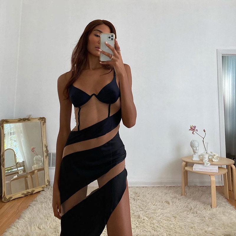 Đầm Body Cổ Chữ V Quyến Rũ Cho Nữ