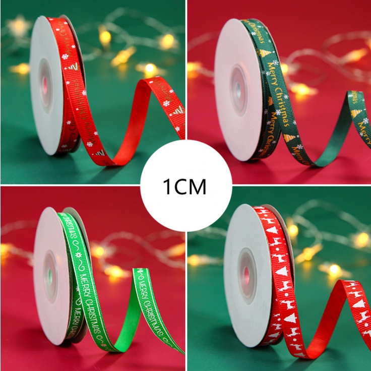 Dây Ruy Băng Trang Trí Cây Thông Noel Dài 10M