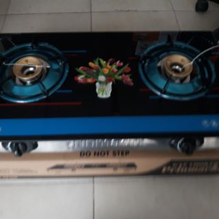 Bếp gas mặt kiếng sen đồng cao cấp