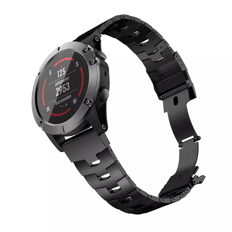 Dây Đeo Thay Thế Bằng Kim Loại Cho Đồng Hồ Garmin Fenix 7 7X 6 6X Approach S62 Forerunner 935 945 MARQ Series 22MM 26MM