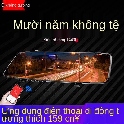 Socioscope Ghi âm lái xe mới, Truyền thông phương tiện truyền thông phía sau, Gương 360 độ, Ống kính ghi đôi, Chó điện t