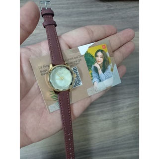 Đồng hồ nữ dây da Julius Ja-723